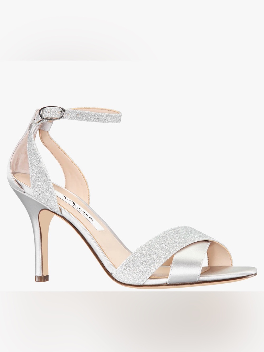 New Nina Women's Venus Crisscross Stiletto Evening Sandals
